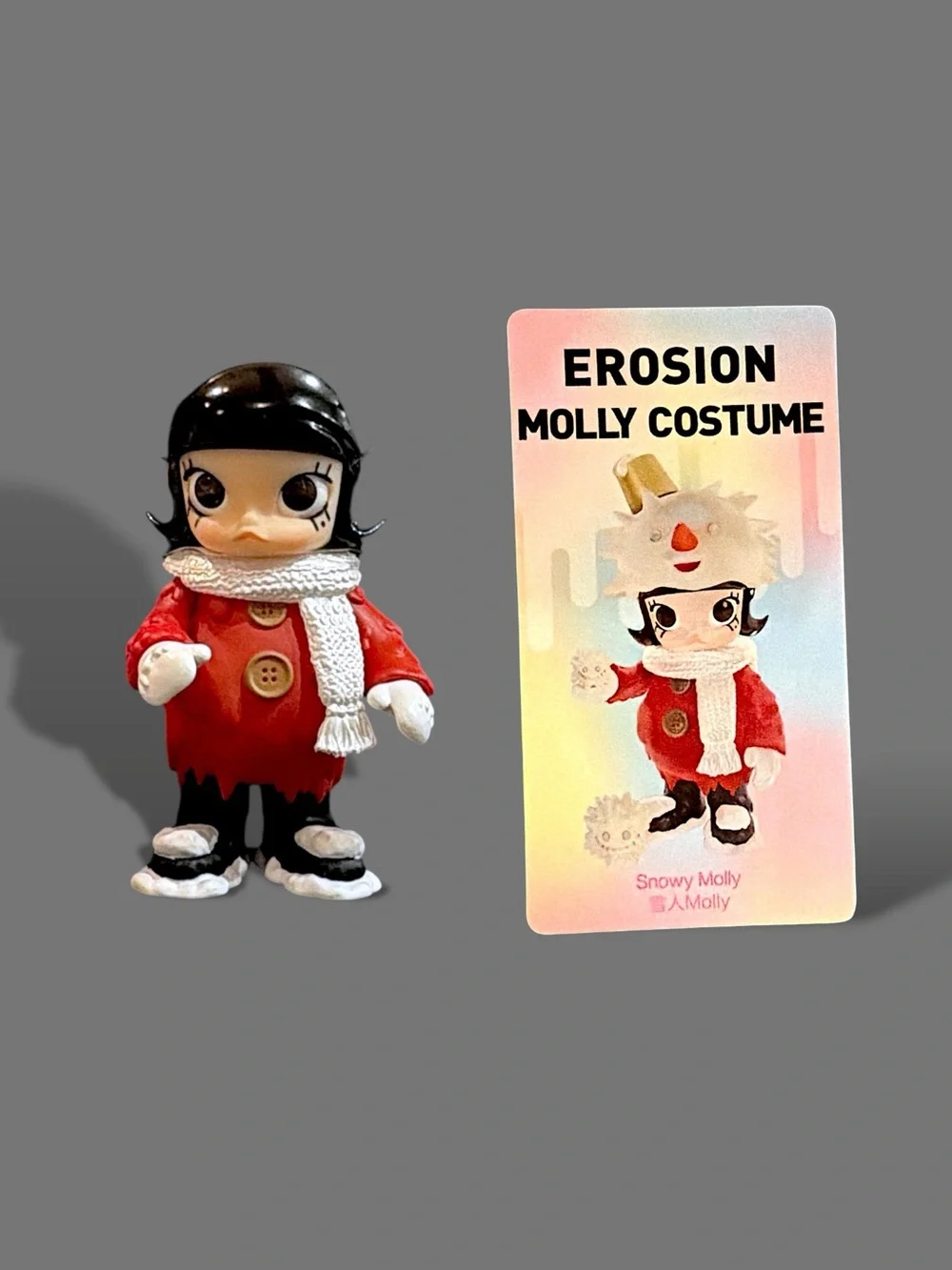 POP MART × INSTINCTOY Erosion Molly Costume Series Figure Snowy Molly